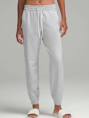 Lululemon Soft Jersey Classic Fit mid-rise jogger, size 12, Heathered grey